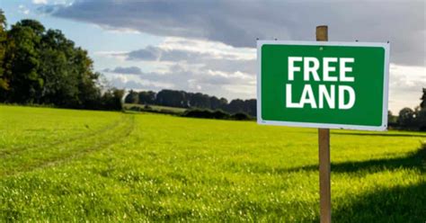 The lots are right at the. . Free land in the world 2022